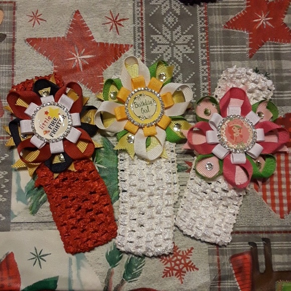 Handmade Baby Hairbows - Single or Bundled - Picture 6 of 8